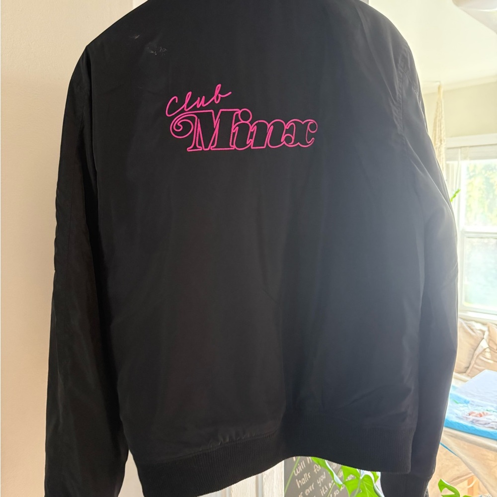 Black Soft Bomber Jacket